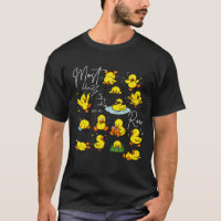 Most Definitely Not All In A Row Duck Lover Yellow