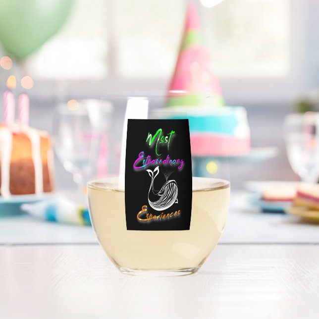 Most Extraordinary Experiences Stemless Wine Glass (Insitu (Birthday))