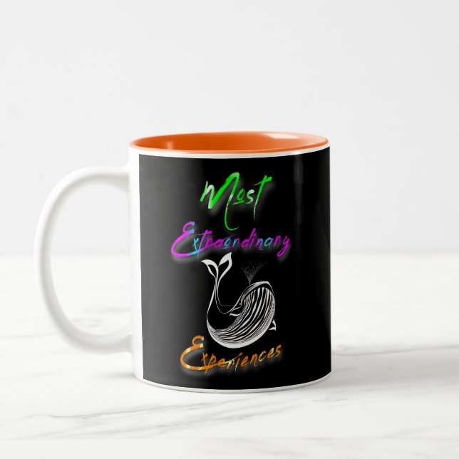 Most Extraordinary Experiences Two-Tone Coffee Mug (Left)