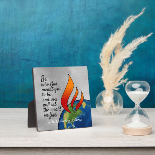 Most Famous St. Catherine of Siena Quote Plaque