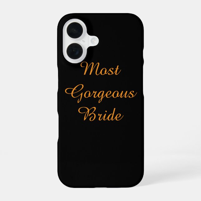 Most Gorgeous Bride iPhone cases (Back)