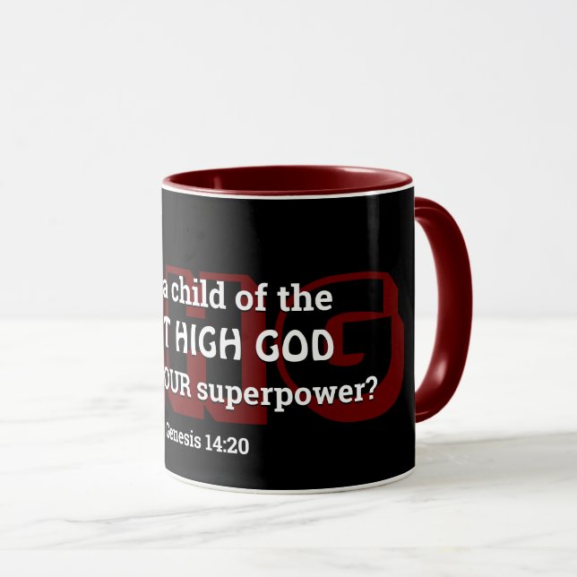 MOST HIGH GOD Superpower  Mug (Front Right)