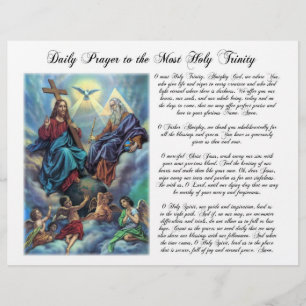 Most Holy Trinity Daily Prayer Flyer