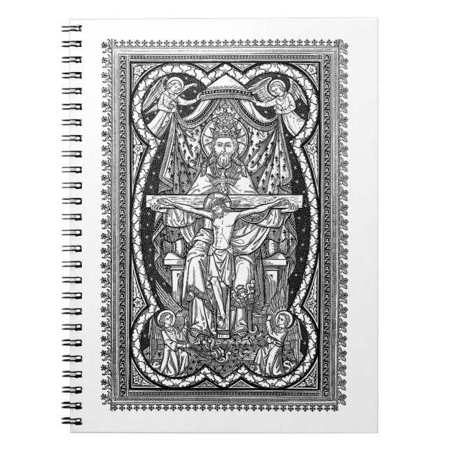 Most Holy Trinity (Old Missal Art) Notebook (Front)