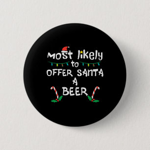 Most Likely Offer Santa Christmas Xmas Family Matc 6 Cm Round Badge