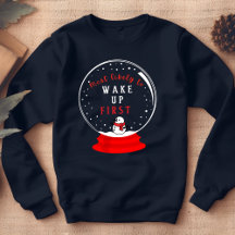 Most likely snowglobe matching Christmas pyjamas