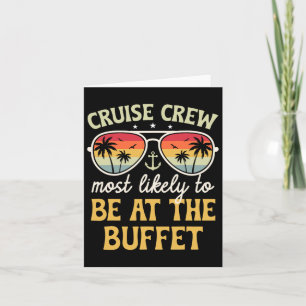 Most Likely To Be At The Buffet Matching Family Cr Card
