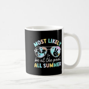 Most Likely To Be At The Pool All Summer End Of Coffee Mug