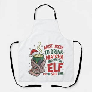 Most Likely to Be on Santa’s Nice List Christmas Apron