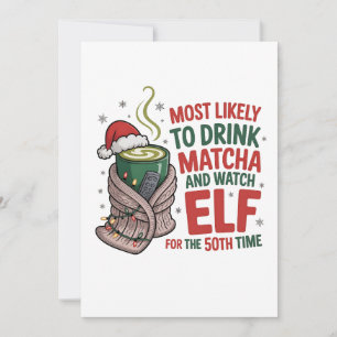 Most Likely to Be on Santa’s Nice List Christmas Holiday Card