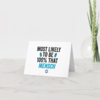 Most Likely To be Th100 That Mensch Funny Jewish