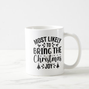 Most Likely To Bring The Christmas Joy Coffee Mug