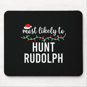 Most Likely To Christmas Matching Family Pyjamas Mouse Pad