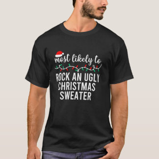 Most Likely To Christmas  Matching Family Pyjamas  T-Shirt