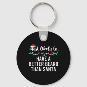 Most Likely To Christmas Shirt Matching Family Paj Key Ring