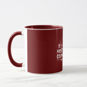 Most Likely To Count Calories Christmas Family Mug