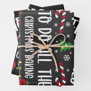 Most Likely To do all the Christmas Bakery Wrapping Paper Sheet