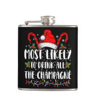 Most Likely To Drink All The Champagne Xmas Drink