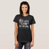 Most Likely To Drink All The Wine Family Matching  T-Shirt (Front Full)