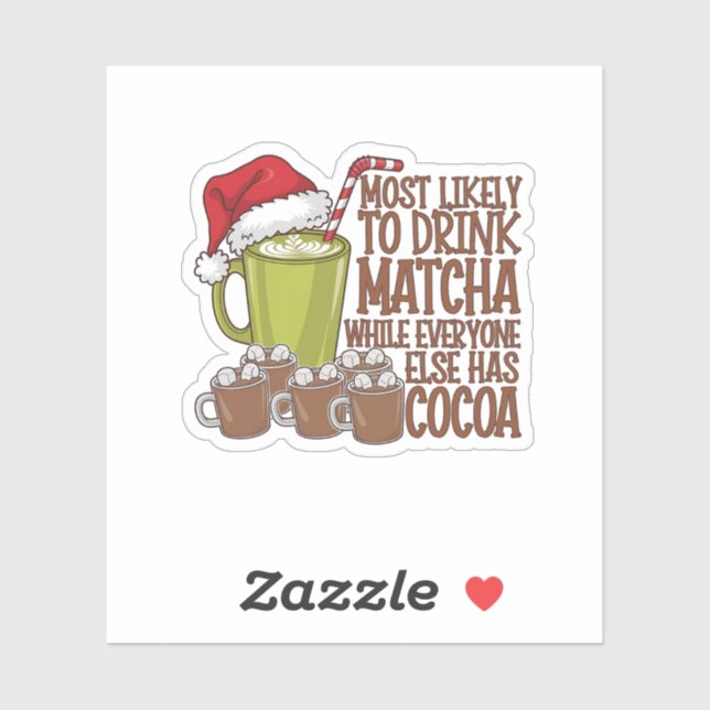 Most Likely to Drink Matcha and Watch Elf Xmas  (Sheet)