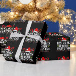 Most Likely To Drink Santa's Milk Funny Christmas  Wrapping Paper<br><div class="desc">Most Likely To Drink Santa's Milk Funny Christmas</div>