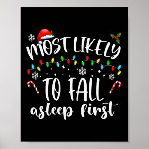 Most Likely To Fall Asleep First Poster