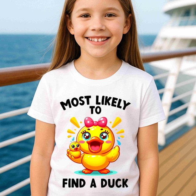 Most Likely to Find a Duck Funny Cruise Shirt (Creator Uploaded)