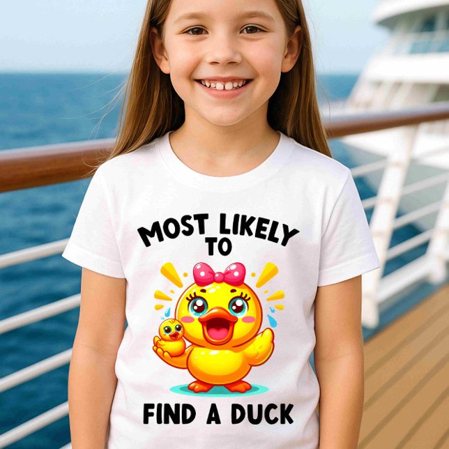 Most Likely to Find a Duck Funny Cruise Shirt (Creator Uploaded)