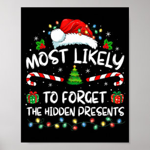 Most Likely To Forget The Hidden Family Christmas Poster