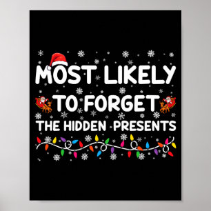 Most Likely To Forget The Hidden Xmas _1 Poster