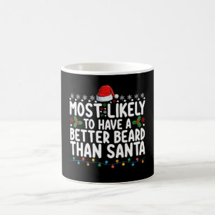 Most Likely To Have A Better Beard Than Santa Coffee Mug