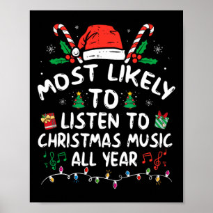 Most Likely to Listen to Christmas Music all Year  Poster