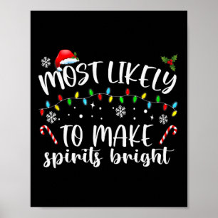 Most Likely To Make Spirits Bright Poster