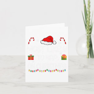 Most Likely To Nap On Christmas Family Funny Match Card