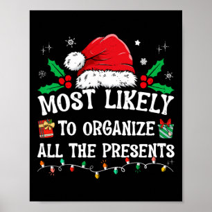 Most Likely To Organise All The Presents Family Ch Poster