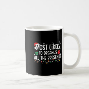 Most Likely To Organize All The Family Christmas  Coffee Mug