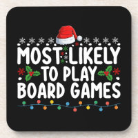 Most Likely To Play Board Games Christmas Family