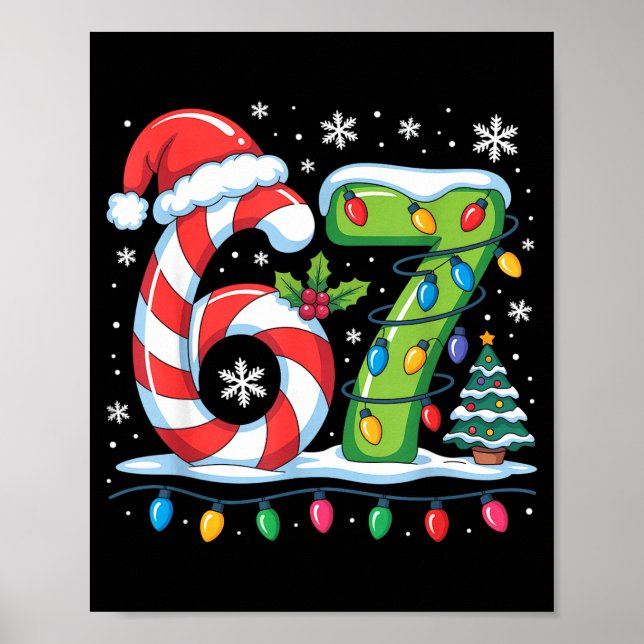 Most Likely To Say 67 Christmas Matching 7 6 Famil Poster (Front)