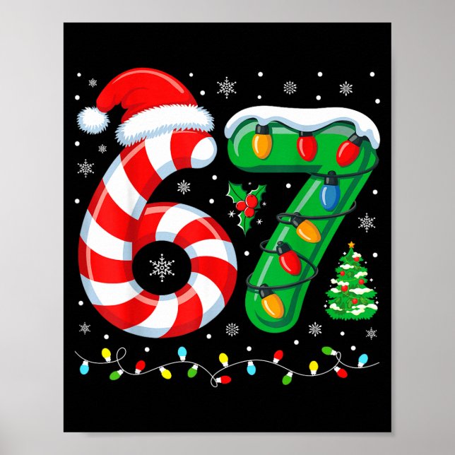 Most Likely To Say 67 Christmas Matching 7 6 Famil Poster (Front)