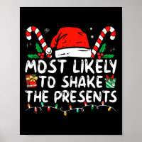 Most Likely To Shake Presents Family Matching Chri