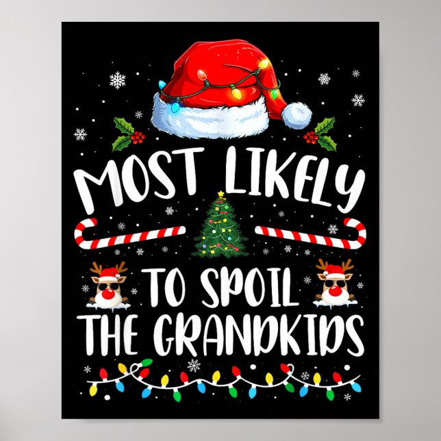 Most Likely To Sil The Grandkids Family Matching C Poster (Front)
