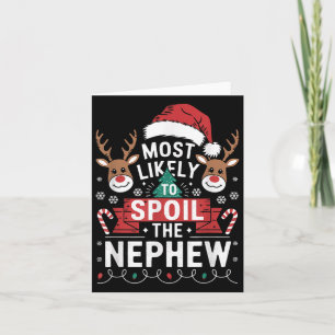 Most Likely To Sil The Grandson Christmas Party Fu Card