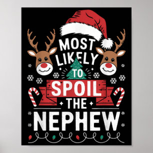 Most Likely To Sil The Grandson Christmas Party Fu Poster