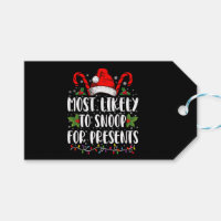Most Likely To Snoop For Presents Family Christmas