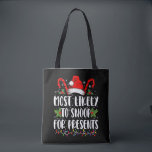 Most Likely To Snoop For Presents Family Christmas Tote Bag<br><div class="desc">Most Likely To Snoop For Presents Family Christmas Pyjamas</div>