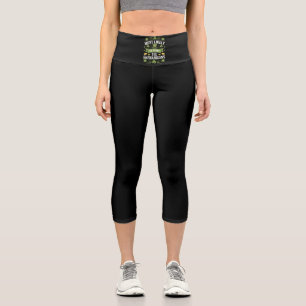 Most Likely To Start The Shenanigan St Patricks  Capri Leggings