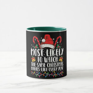 Most Likely to Watch The Same Christmas Movies Mug