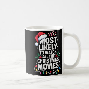 Most Likely Watch All Christmas Movies Lovers Humo Coffee Mug