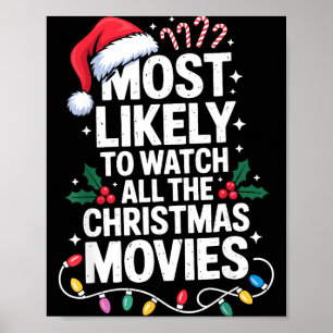 Most Likely Watch All Christmas Movies Lovers Humo Poster