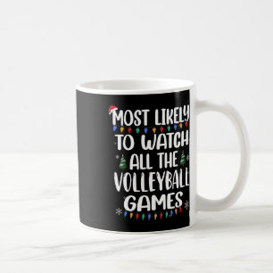 Most Likely Watch Volleyball Games1  Coffee Mug